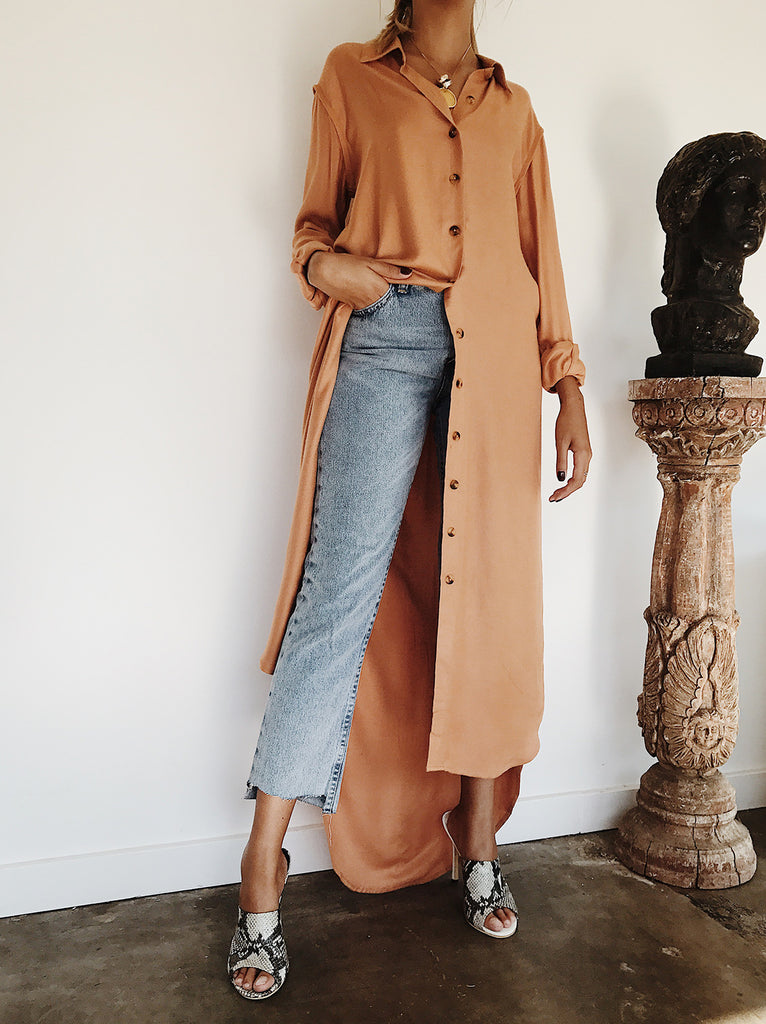 The Vetiver Collection | Avalon Maxi Shirt Dress