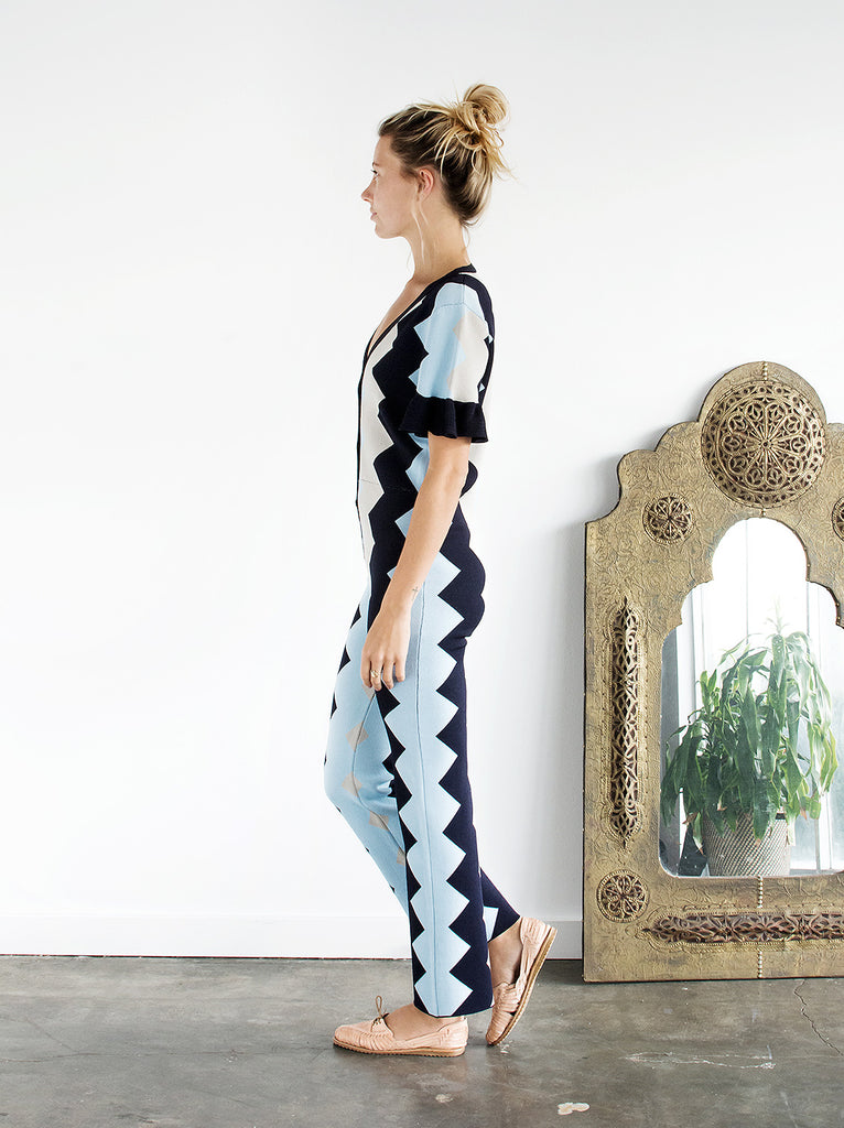 Rockaway Zigzag Jumpsuit