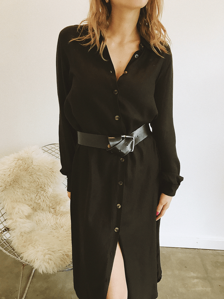 Avalon Button Up Shirt Dress