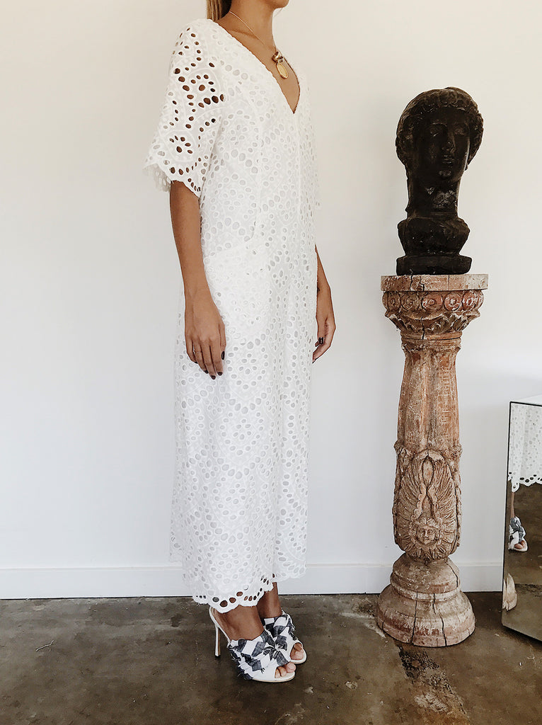 The Vetiver Collection | Halcyon Eyelet Jumpsuit 