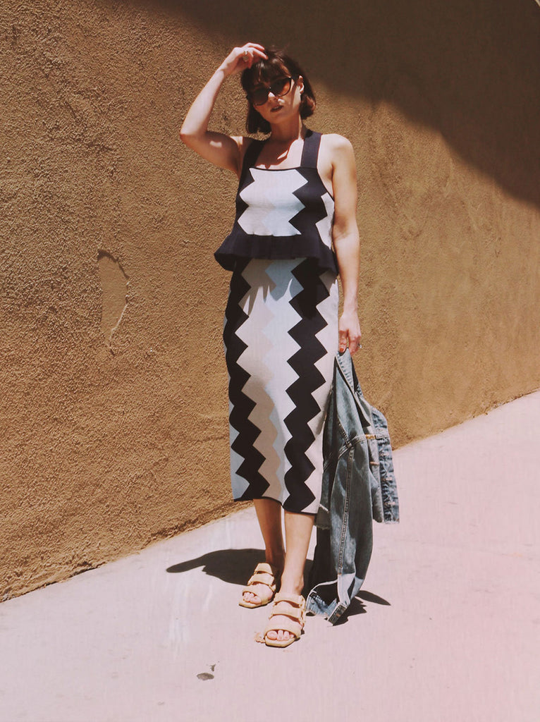 Rockaway Zigzag Skirt