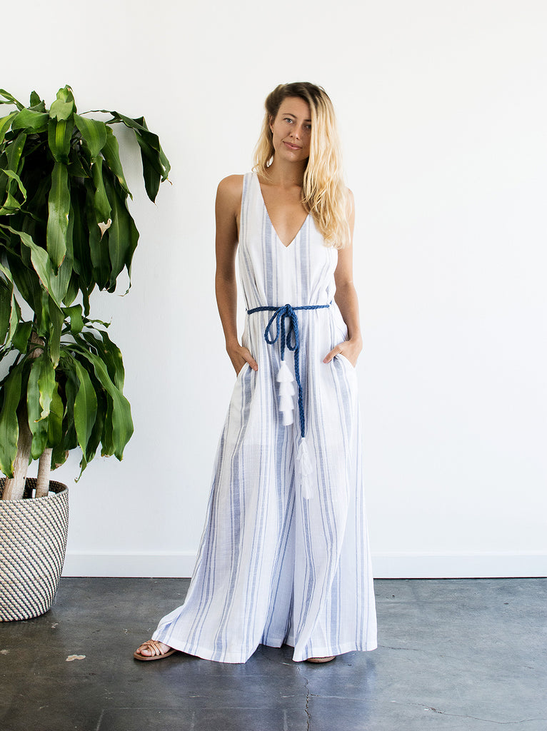 The Vetiver Collection | Sweetwater Wide Leg Jumpsuit 