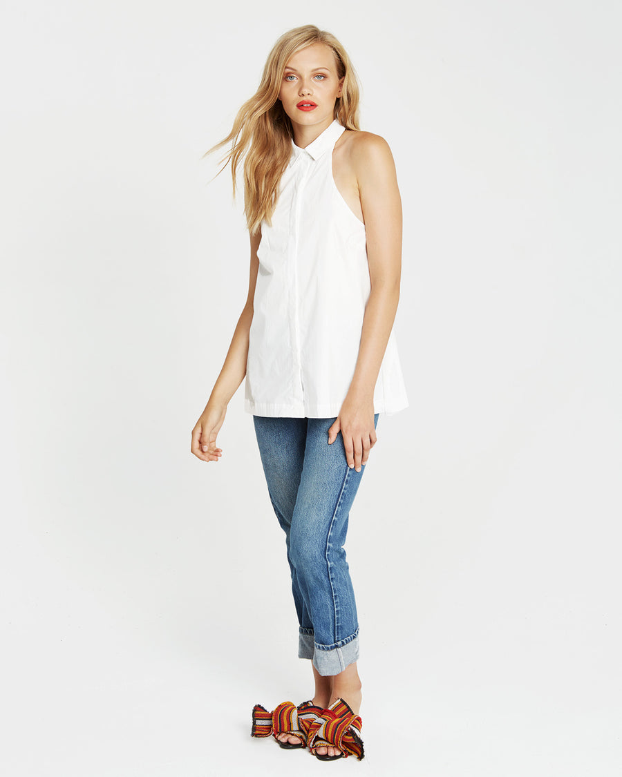 Winona Sleeveless Top - Vetiver